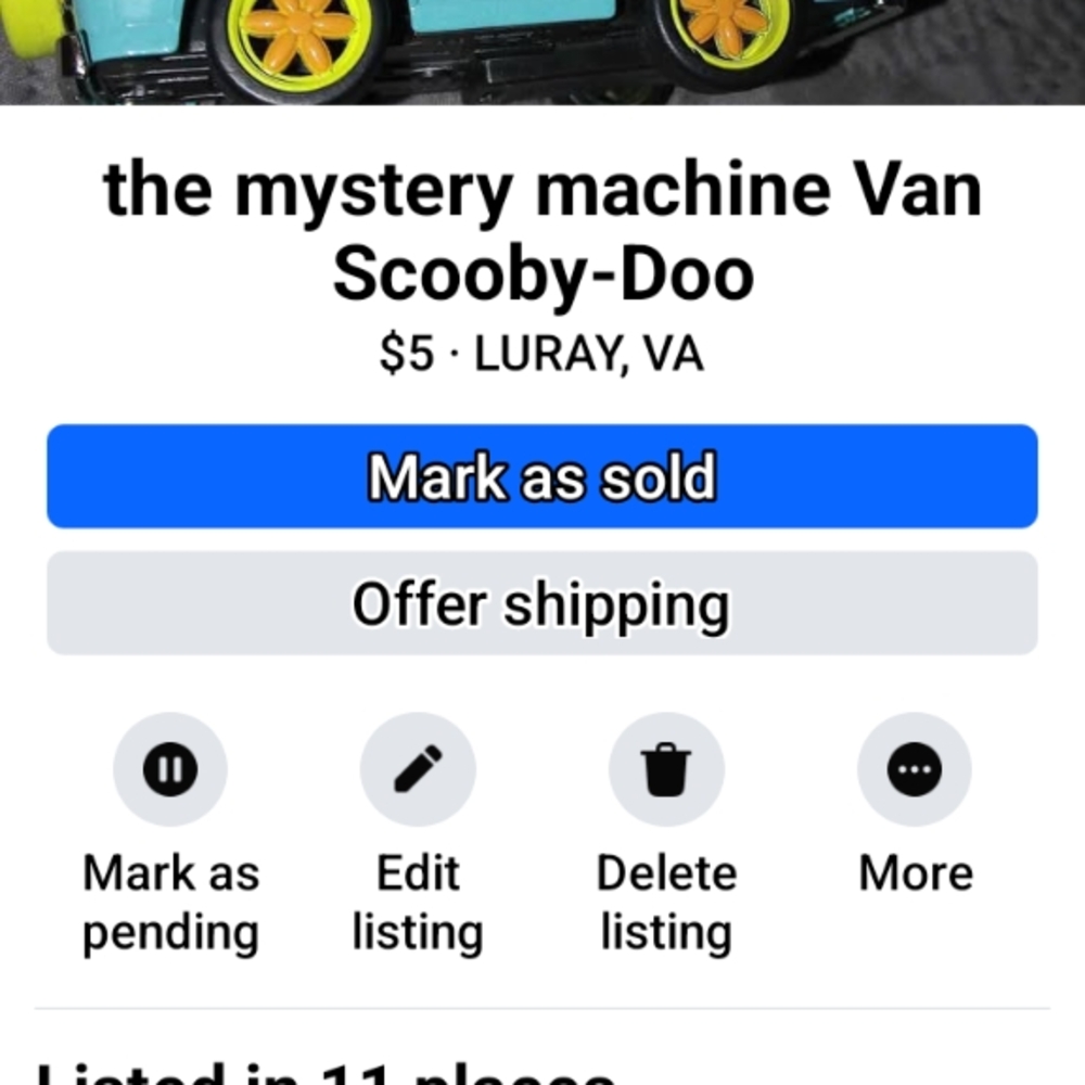 Scooby-Doo Adventure Van Toy
